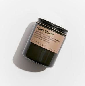 Enoki cedar candle