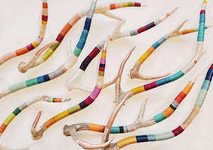 XL Axis Wool Wrapped Deer Antler
