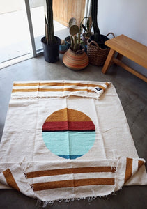 Earth Pastels Handwoven Blanket
