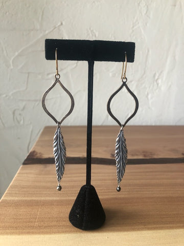 Feather earrings