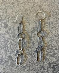 Paperclip Chain Earings
