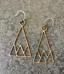 Icon Mountain Triangle Earrings
