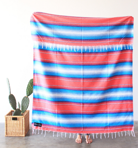 Pastel Sky Serape Blanket