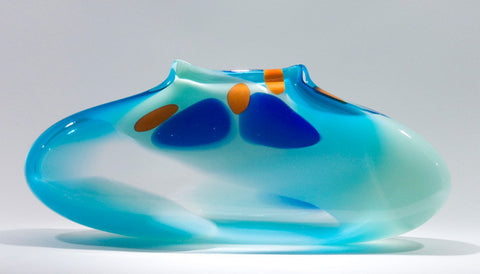 Handblown Glass 'Purse'