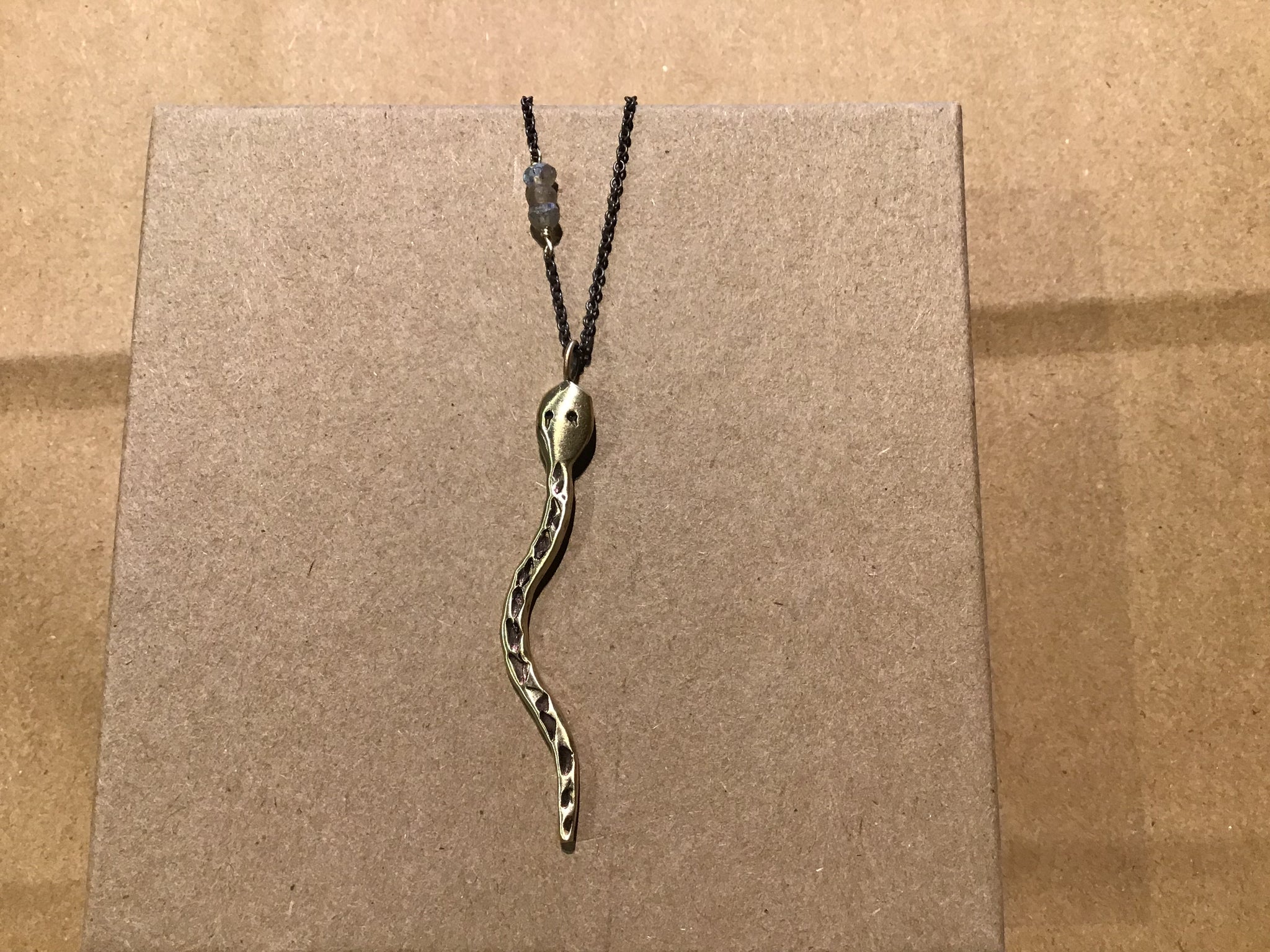 Snake Necklace on Chain
