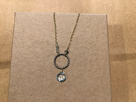 Necklace Sterling Circle BT