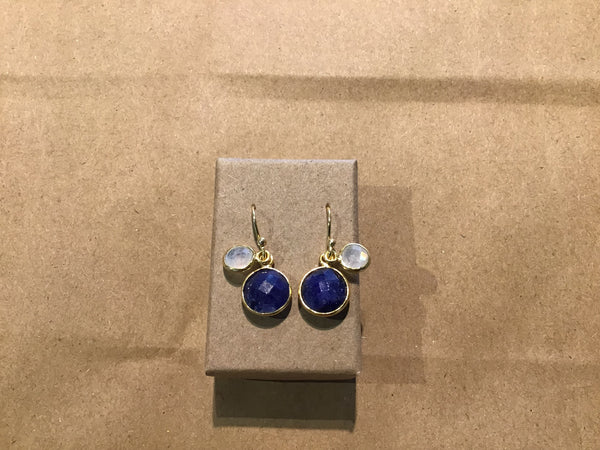 Earring Double Stone