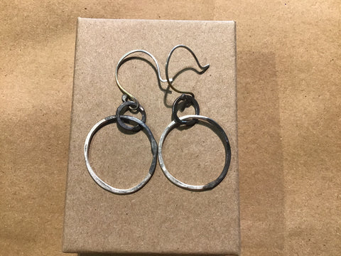 Small Silver Hoops