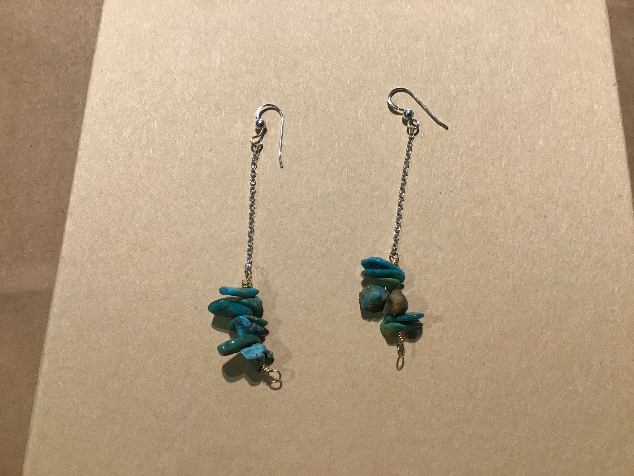 Chain and Stone Earring