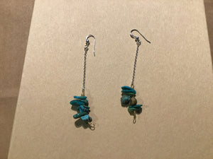 Chain and Stone Earring