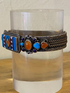 Bracelets Turquoise, Carnelian, inlaid Opal,Spiney,Sugelite