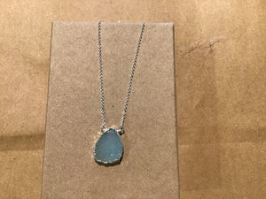 Druzy Slice Necklace