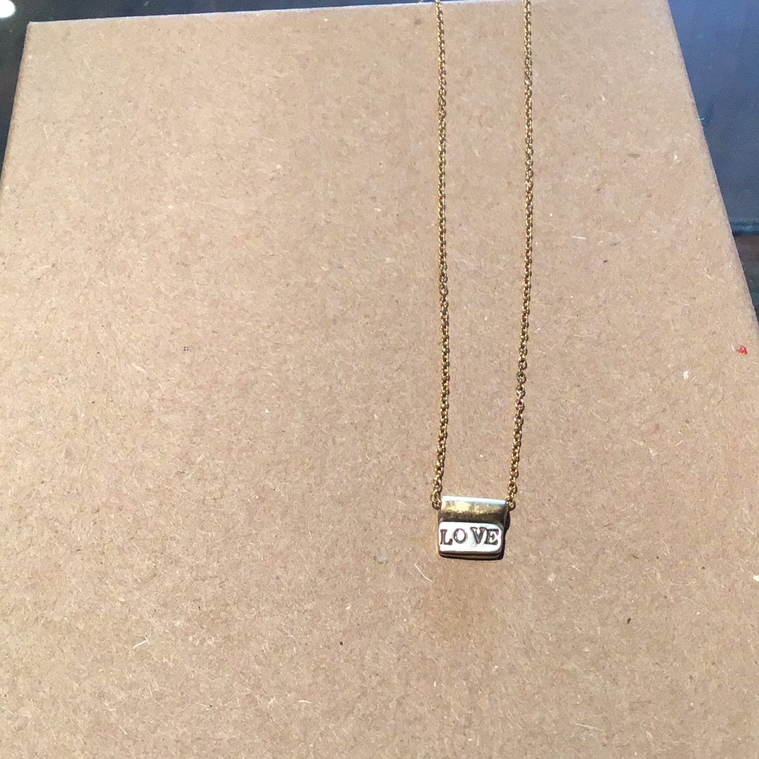 Love Tab Necklace