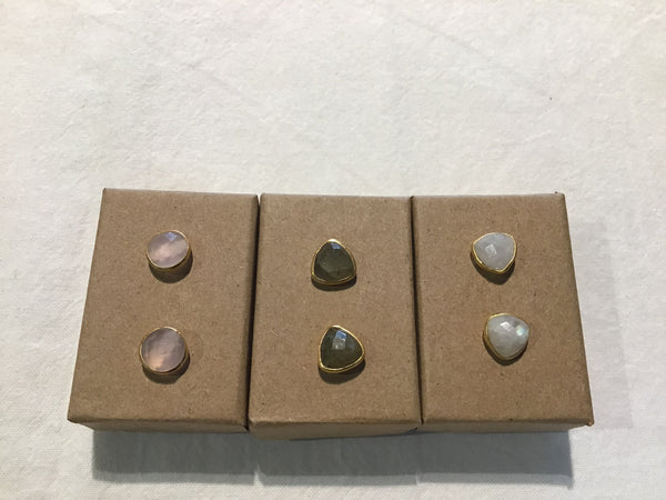Gemstone Studs