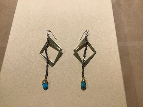 Square Window Earring