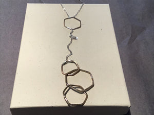 Drifter Bronze Silver Long Lariat