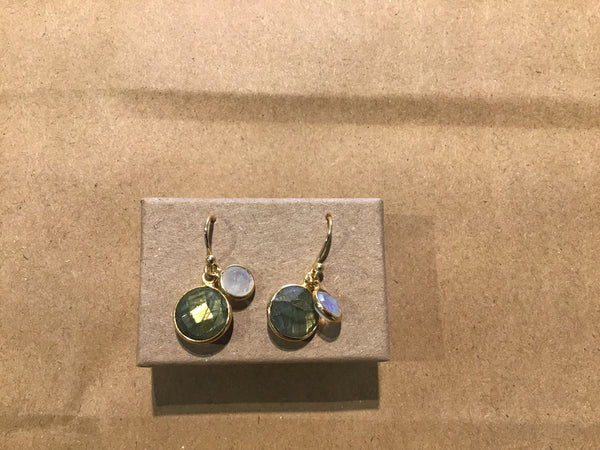 Earring Double Stone