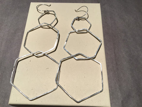 Drifter Bronze Silver Favorite Earrings Long