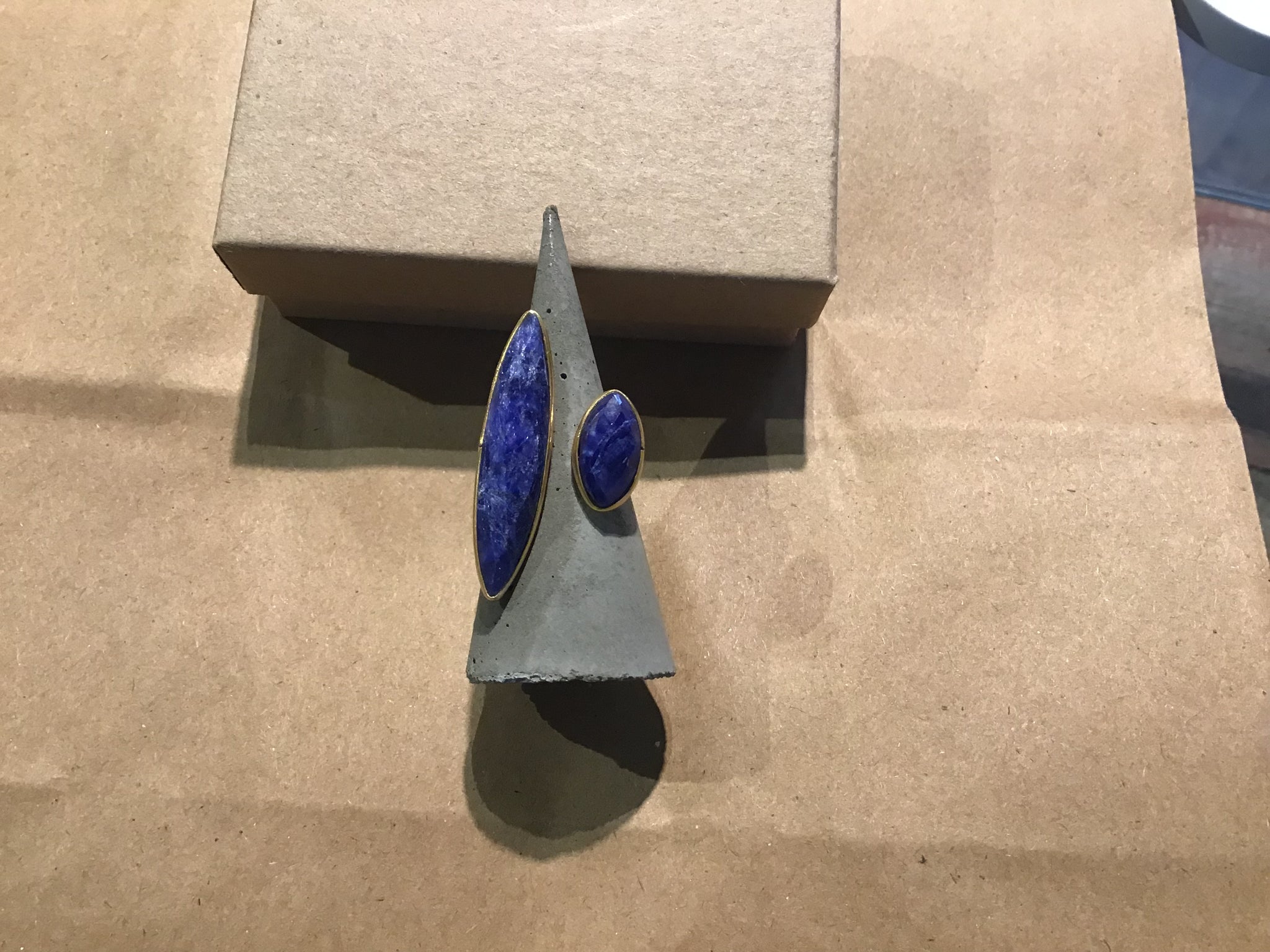 Ring double Stone Sapphire