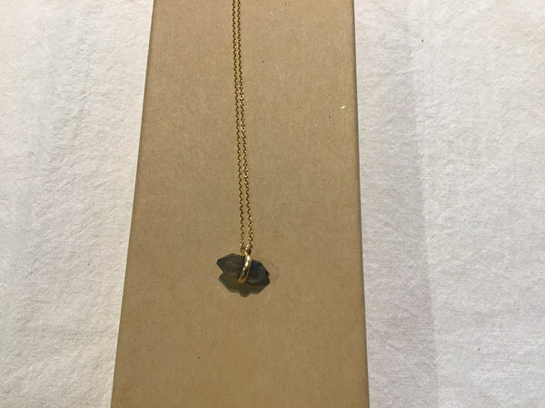 Labradorite Mini Horizontal Quartz Crystal