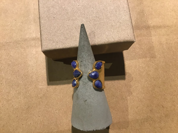 Gemstone Cuff Ring
