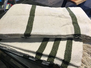 Olive and Ivory Blanket