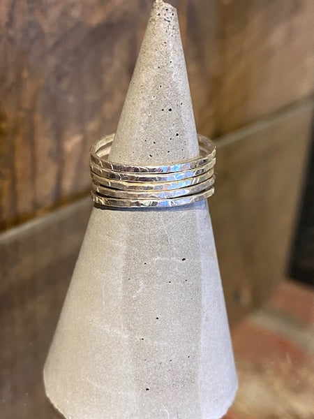 Hammered Stacker Band