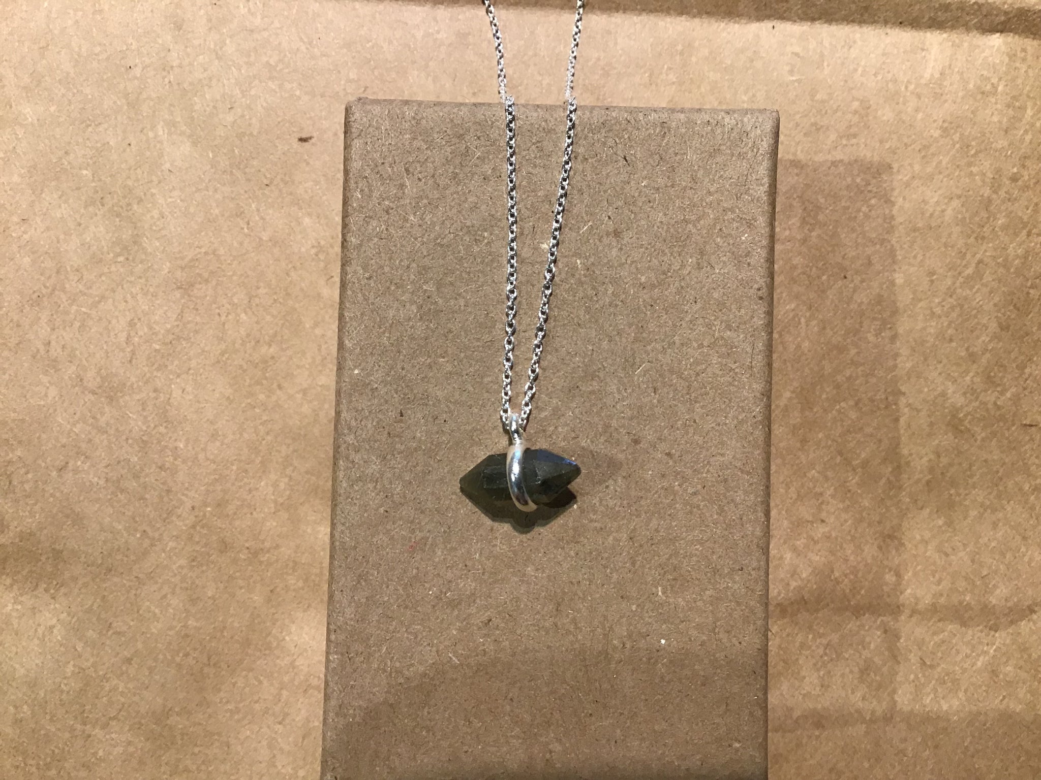 Labradorite Mini Horizontal Quartz Crystal