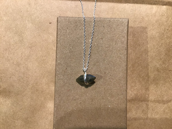 Labradorite Mini Horizontal Quartz Crystal