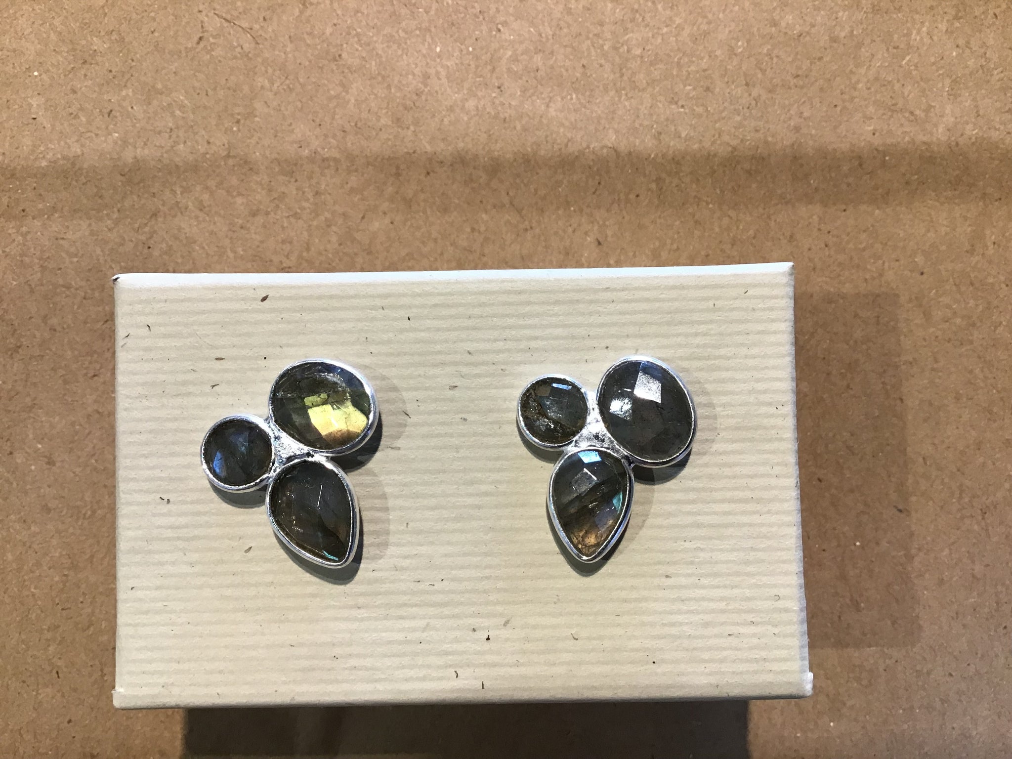 Triple Shape Stud Earring