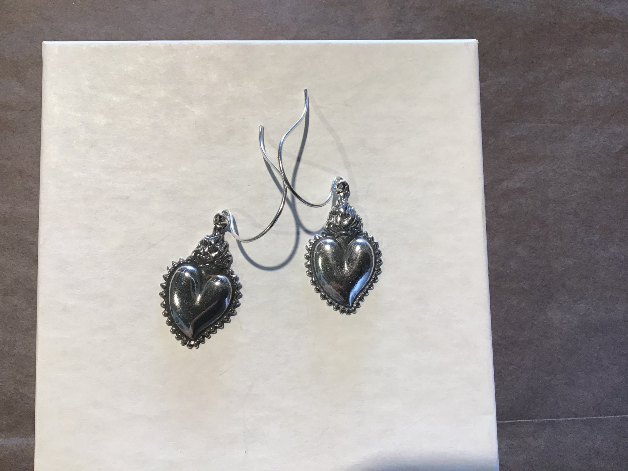 Flaming Heart Earring