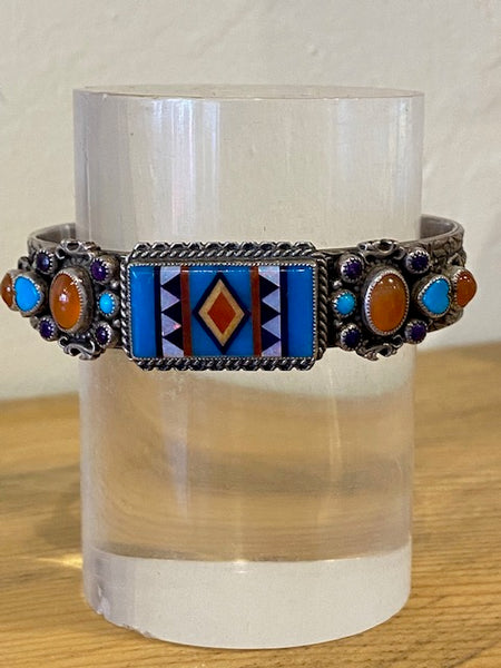 Bracelets Turquoise, Carnelian, inlaid Opal,Spiney,Sugelite