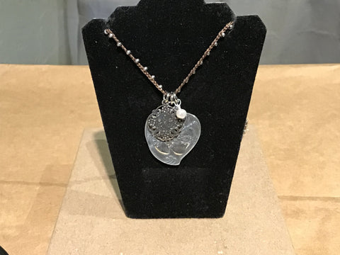 Hearts Medal Necklace